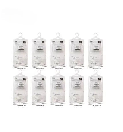 Hanging dehumidifier bag, 500ml moisture absorber for closets and cabinets