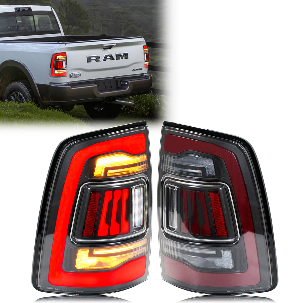 Sequential LED Tail Lights for 2009-2018 Dodge Ram 1500/2500/3500