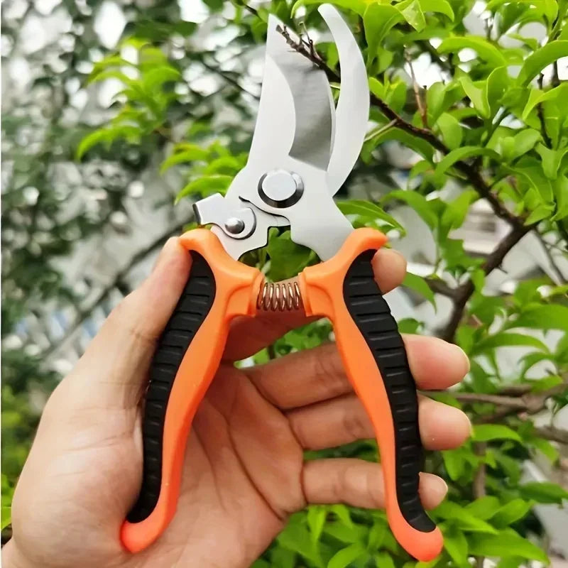 Sharp Garden Pruning Shears Anti-slip Handle Professional Hand Pruners For Fruit Trees Flowers Bushes Household Gardening Tools