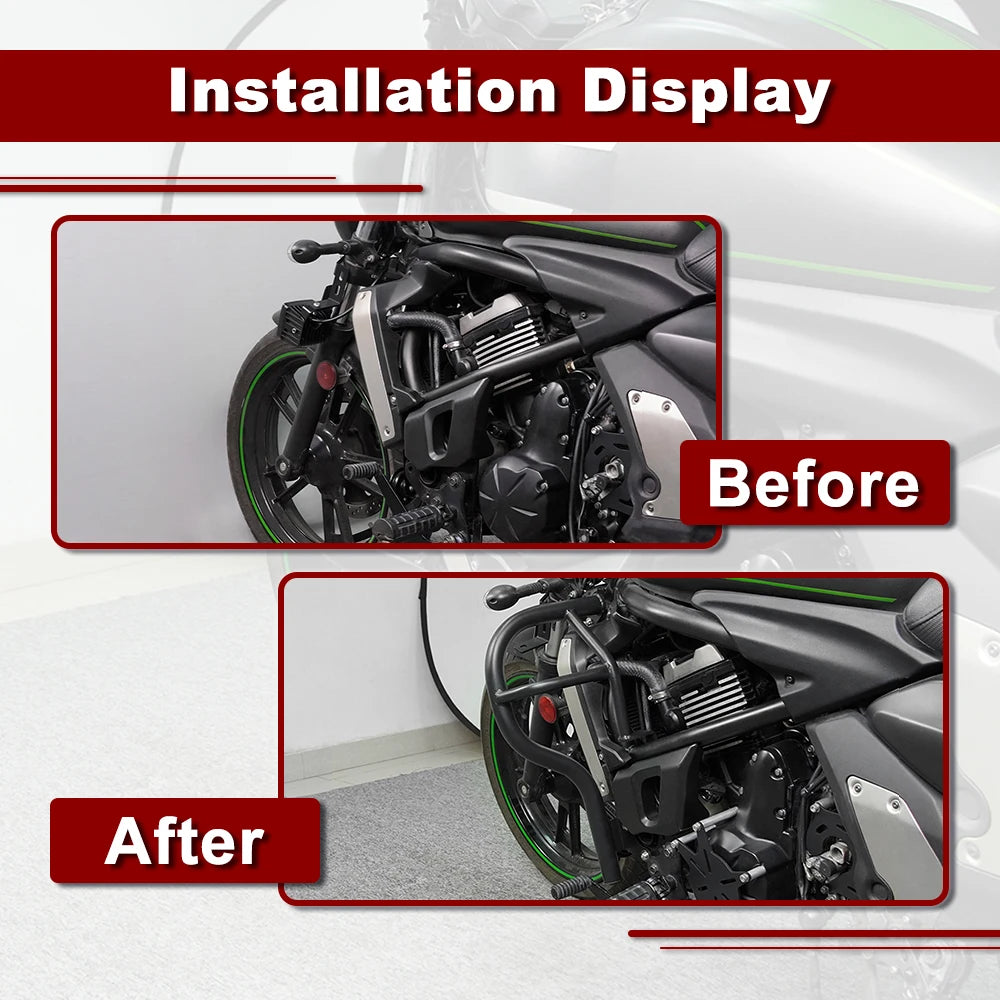 Engine Guard Crash Bars for Kawasaki Vulcan S 650 2015-2024 - image 6