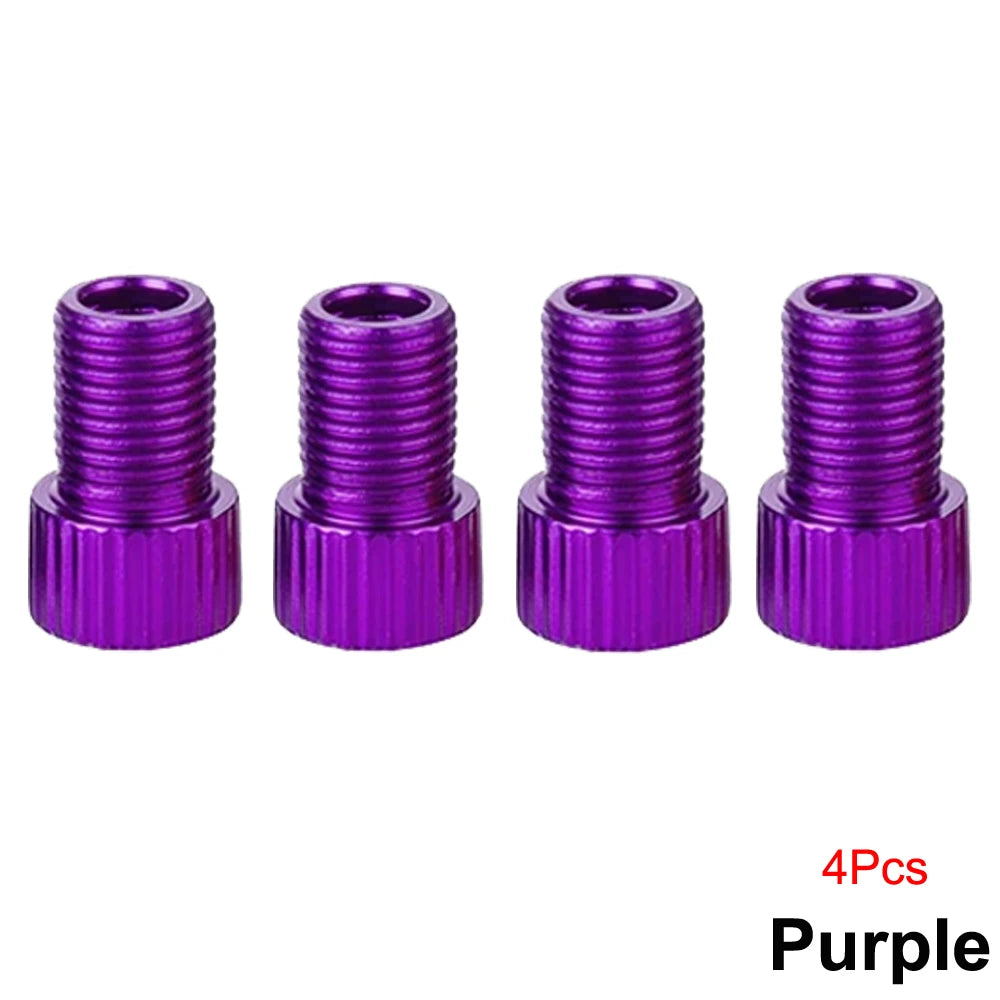 Presta to Schrader Valve Adapter, 4 Pcs, for Standard Pumps