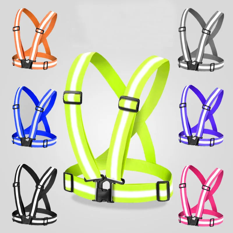 Reflective Safety Vest Backpack for Night Cycling & Running - image 3