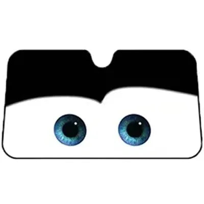 Cartoon Eyes Windshield Sunshade, 130 x 70cm