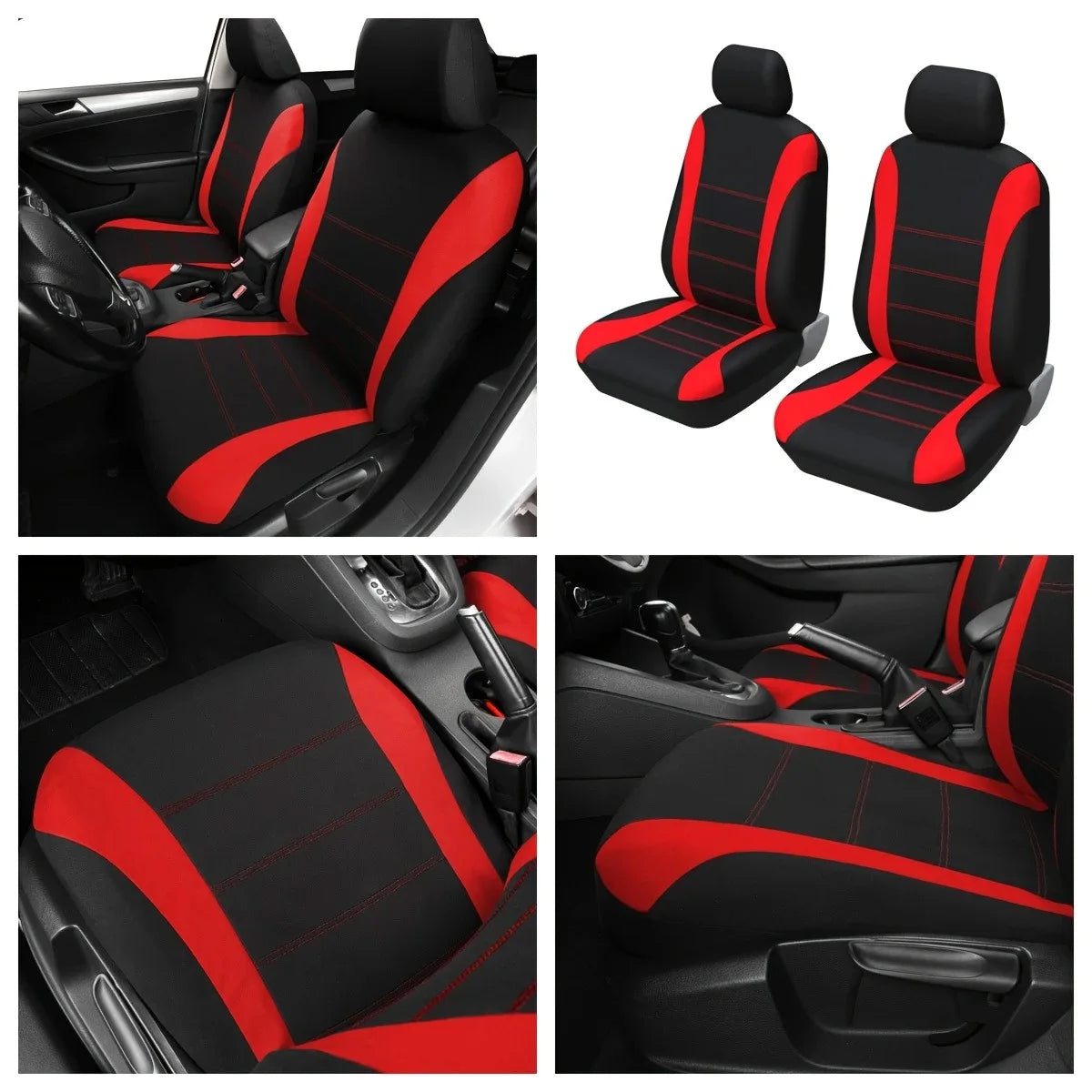 Universal Car Seat Covers Full Set, 2 or 5 Seats