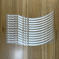 12pc Motorcycle Wheel Rim Stripe Decals, Waterproof Vinyl - view 19
