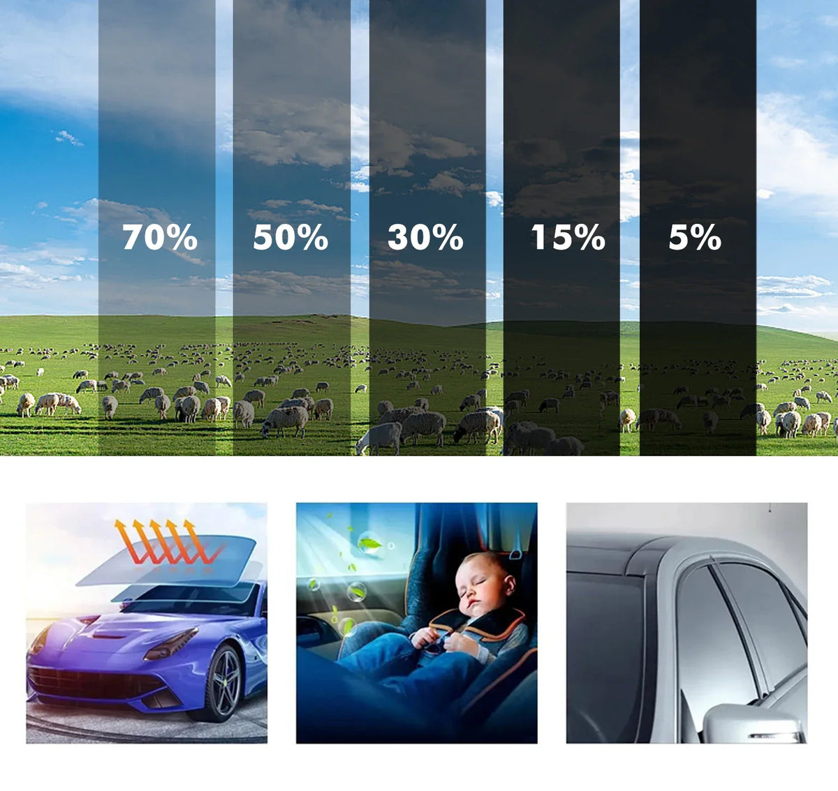 3M Car Window Tint Film - UV & Heat Protection - image 4