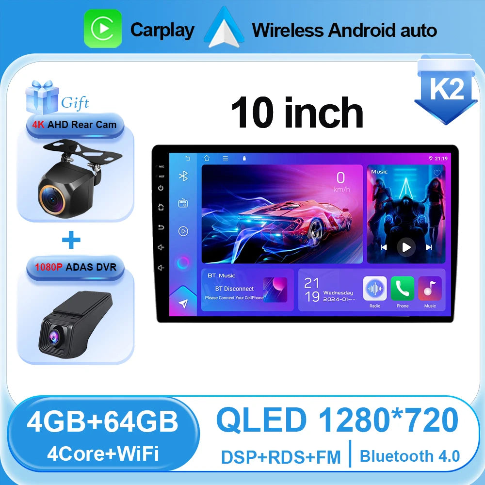 Android Car Stereo 10" Touchscreen with CarPlay & Android Auto - image 14