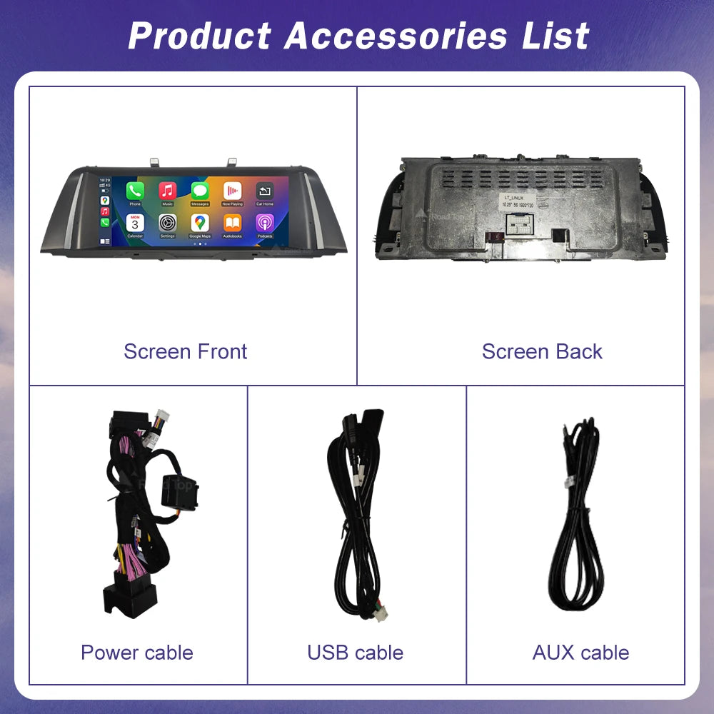 10.25-inch Wireless CarPlay Display for BMW 5 Series F10/F11 - image 6