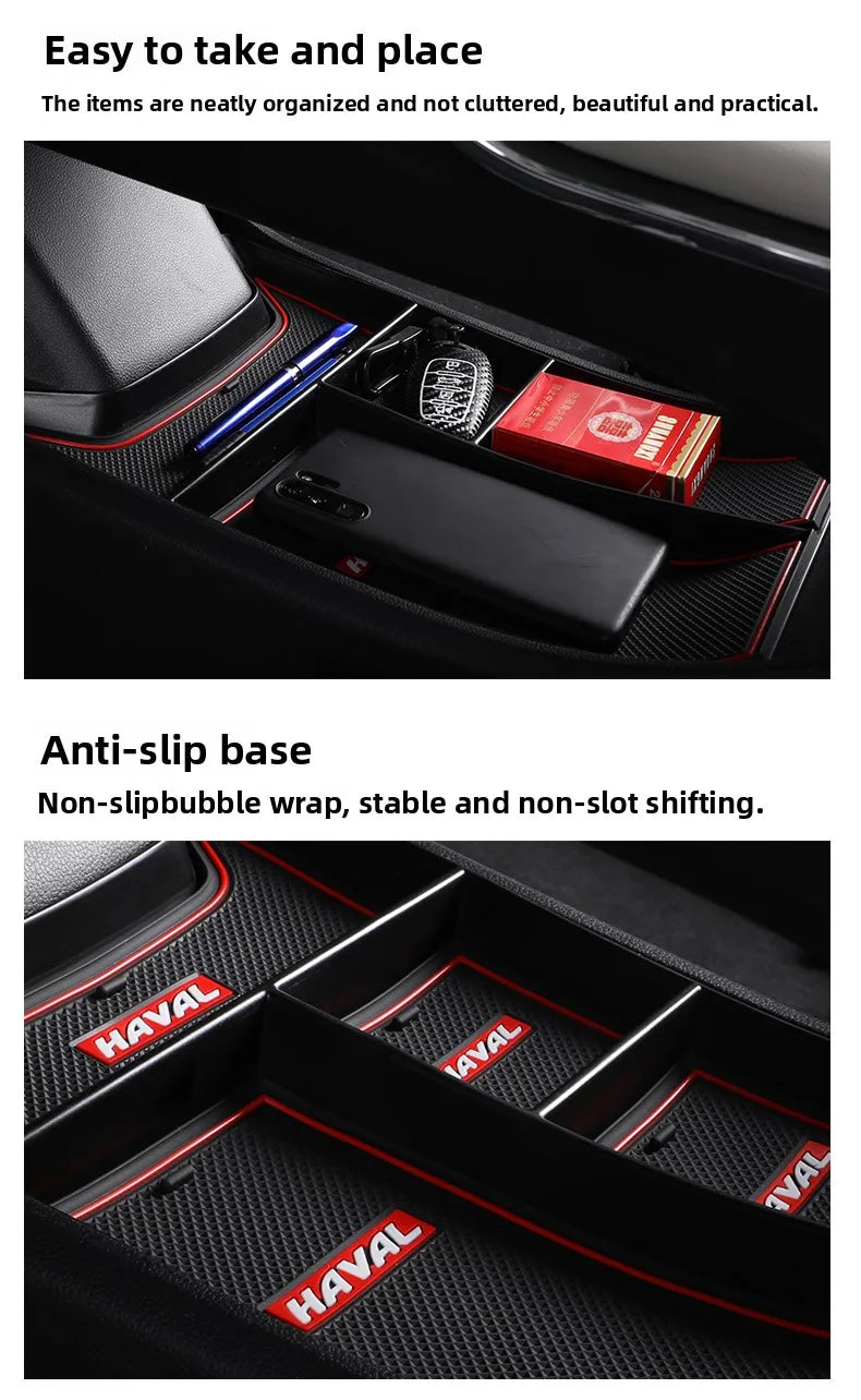 Center Console Armrest Hidden Storage Box for Haval H6 3rd Gen (2021-2025)