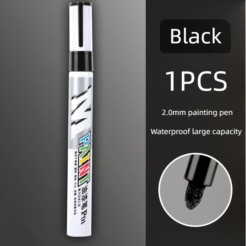 Car Touch-Up Paint Pen with Tire Tread Marker
