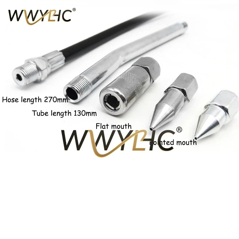 400CC Pneumatic Grease Gun Portable Pneumatic Compressor Pump Grease Gun for Lubricating Various Cars, Excavators, and Ships