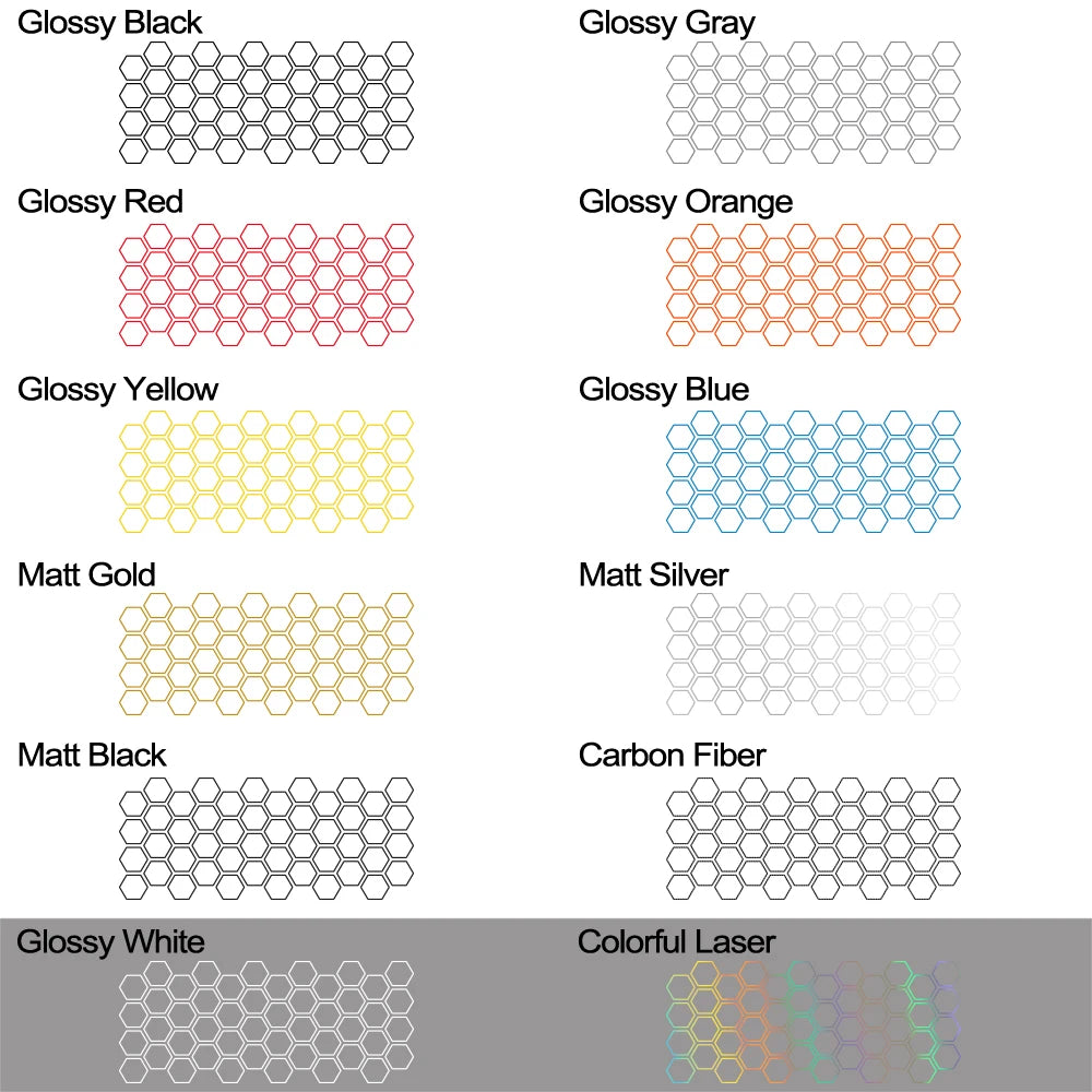 Honeycomb Car Vinyl Decal - Universal Fit, Removable, Waterproof - image 5