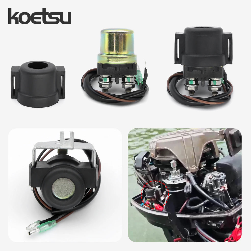 Starter Relay Assembly for Outboard Boat Engines, 2 and 4 Stroke - view 9