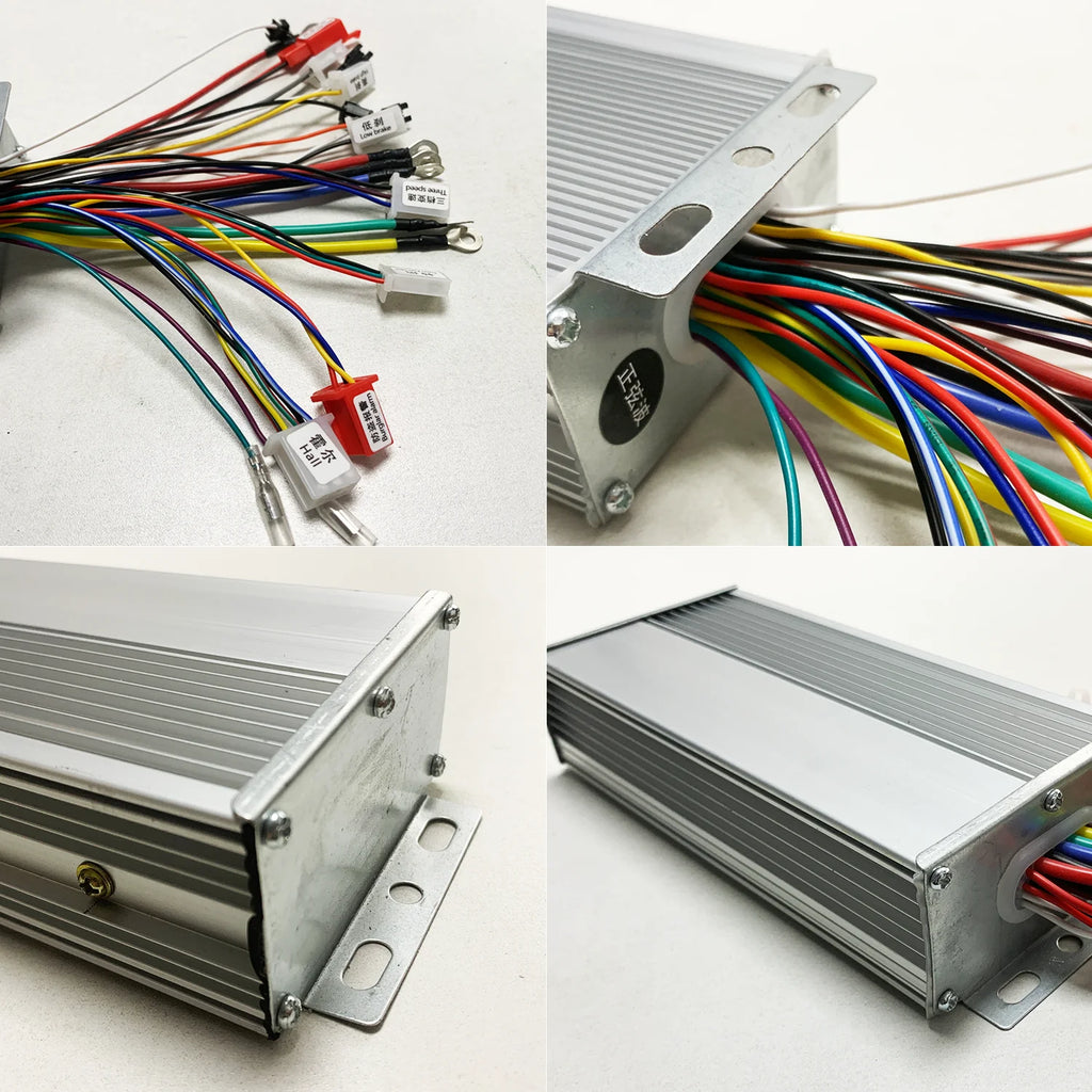 Electric Bike Controller 36V 48V 52V 64V DC Brushless Motor 3-Mode Sine Wave Controller 1000W 1500W 2000W 45A for E-bike Scooter