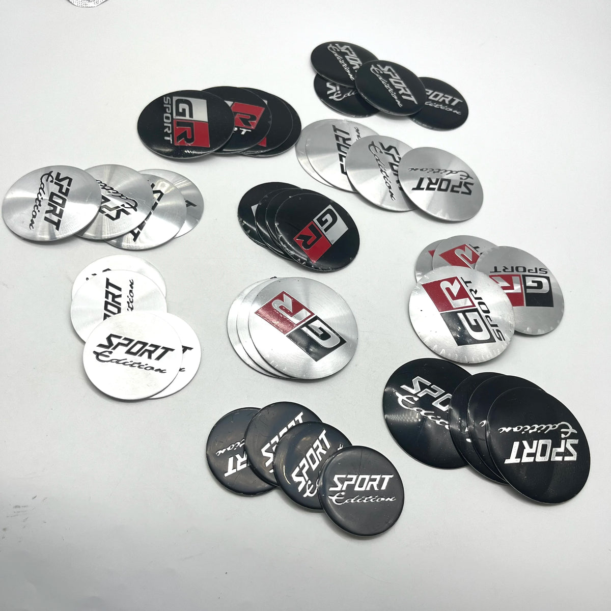 4Pcs Universal Car Wheel Hub Cap Emblem Stickers - image 3