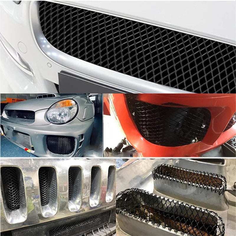 Universal Aluminum Car Grille Mesh - Radiator Protection - image 11