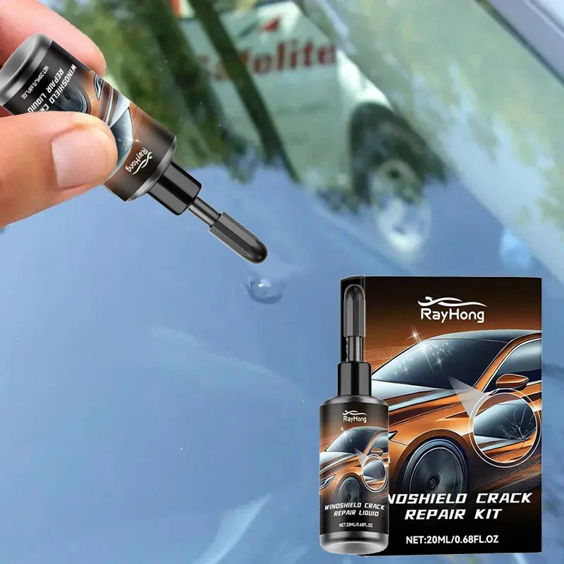 Invisible Windshield Crack Repair Kit - DIY Auto Glass Fix for Chips & Scratches! Save $$$ on Car Window Restore Resin