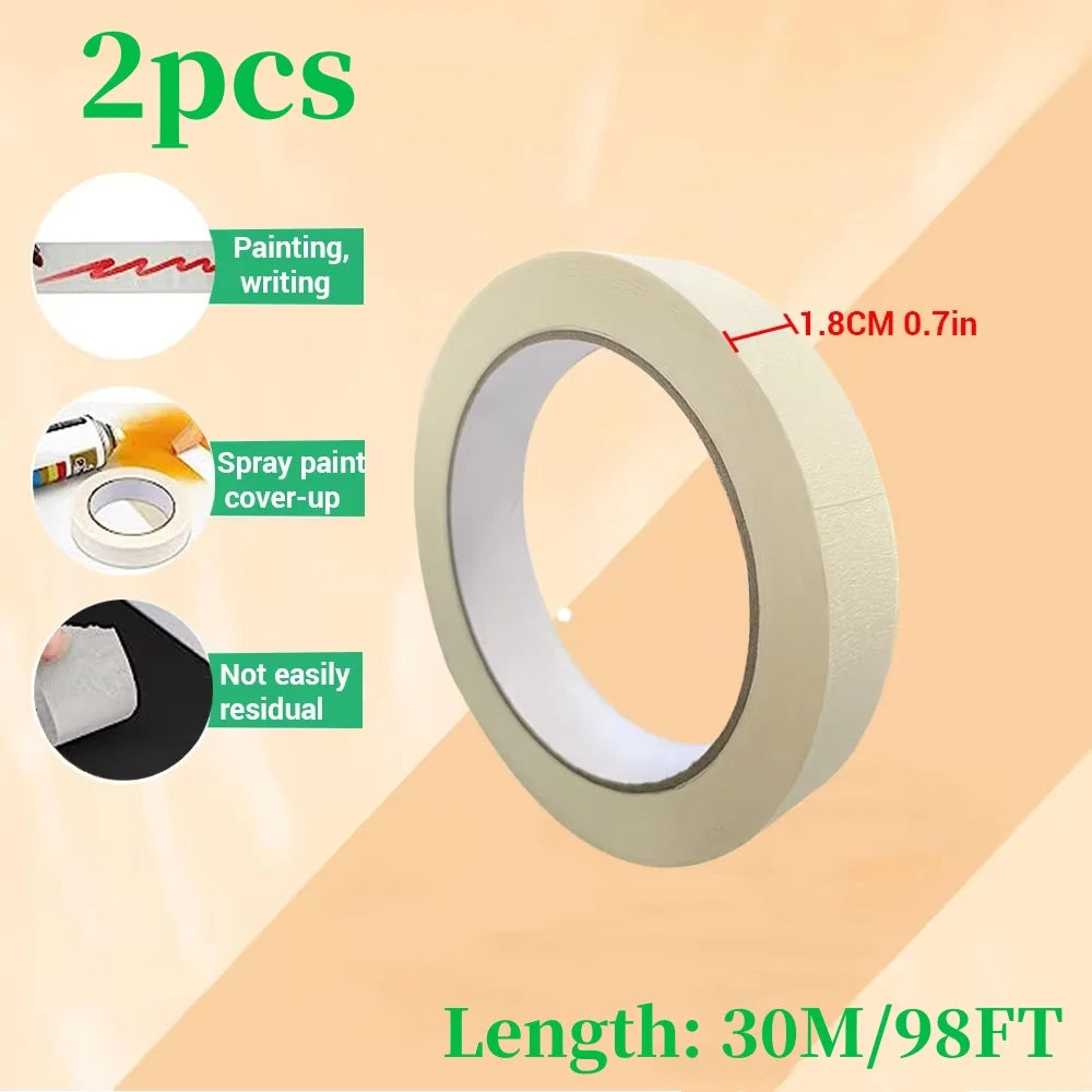 Universal Masking Tape for Classrooms Labels Crafts Offices Easy to Tear and Remove