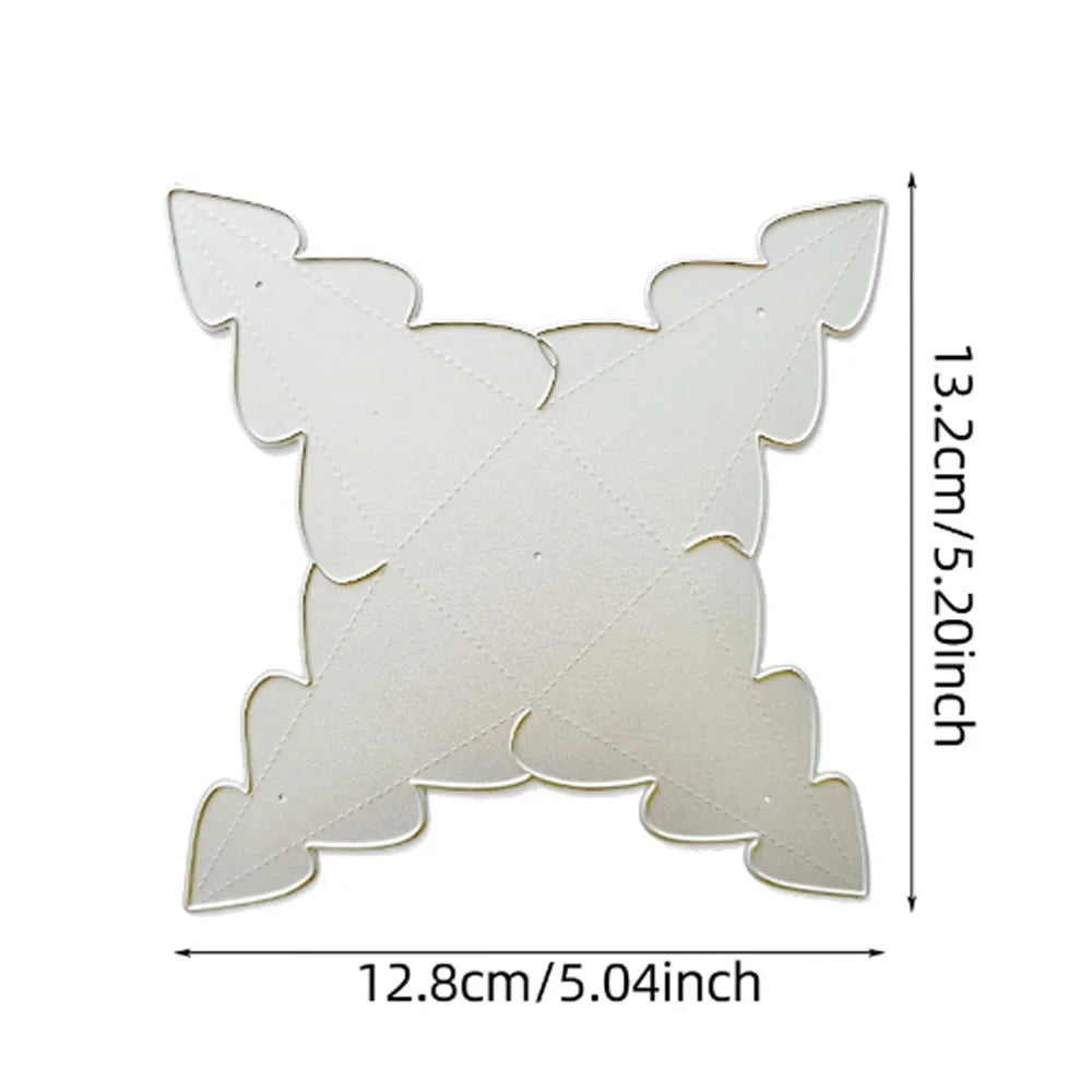 Christmas Wedding Gift Box Scrapbooking Metal Cutting Dies Clear Stamps Decoration DIY Embossed Album Card Decoration