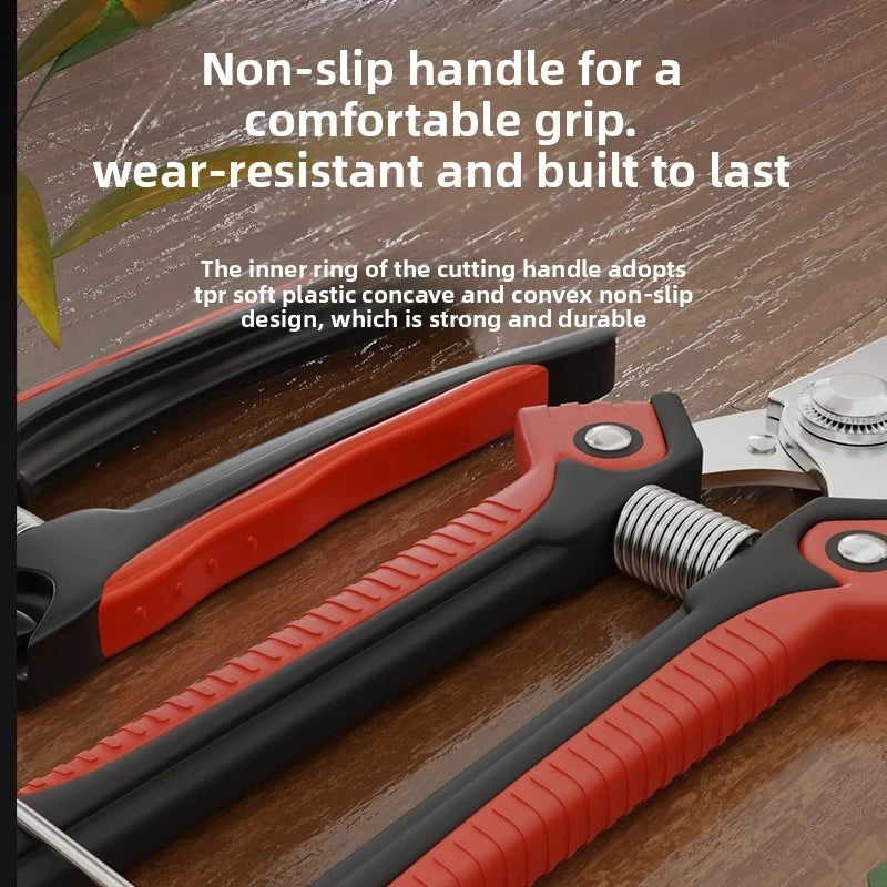 Garden Pruning Shears, Fruit Picking Scissors, Professional Branch Cutter for Grape, Citrus & Fruit Tree Trimming
