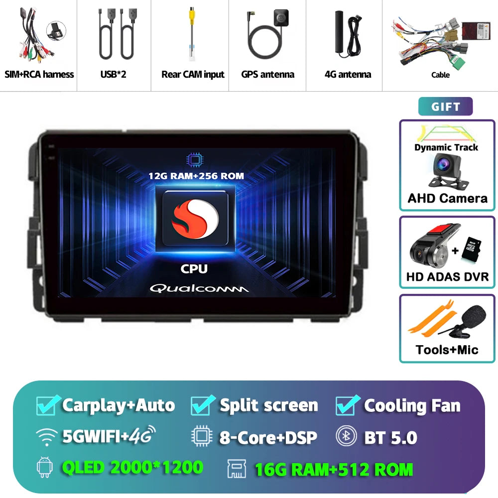9-inch Android Car Radio with GPS, Apple CarPlay & Android Auto - image 23