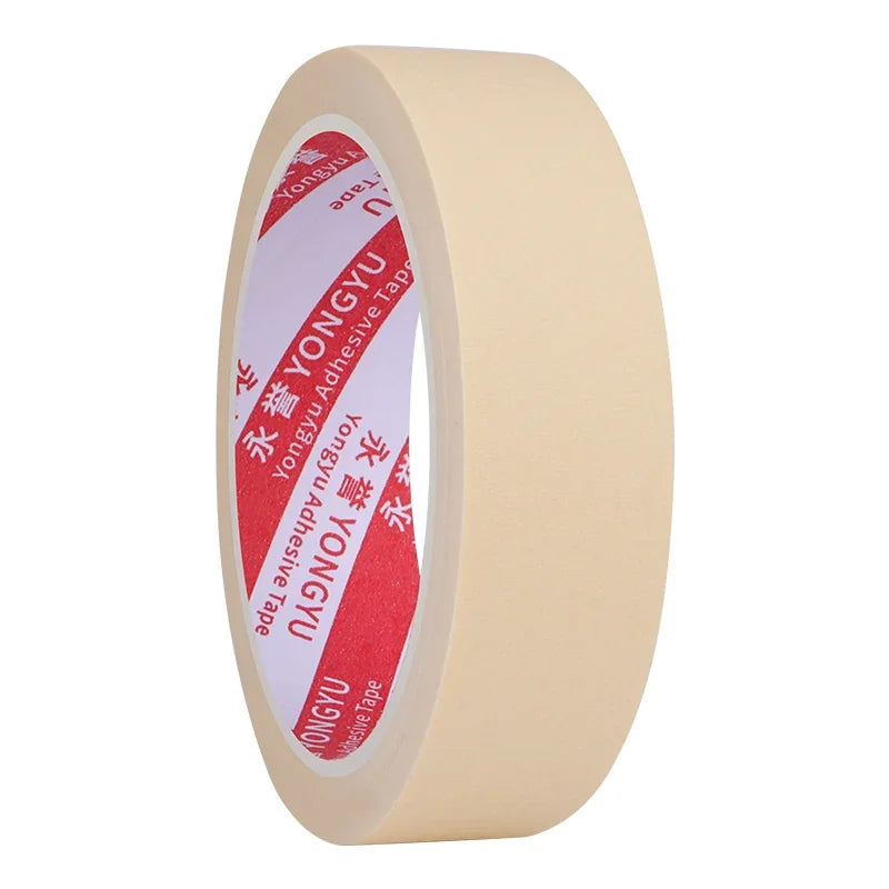 Masking Tapes Walls Car Paint Protection Crepe Paper Beige Extra Wide Adhesive Tape Gift Decoration No Trace Washi Tape