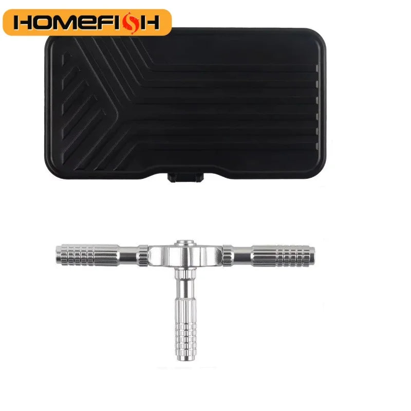 Precision 66in1 Magnetic Ratchet Screwdriver Set Detachable T-Handle Magneticizer Fix Furniture, Electronics & Bicycle