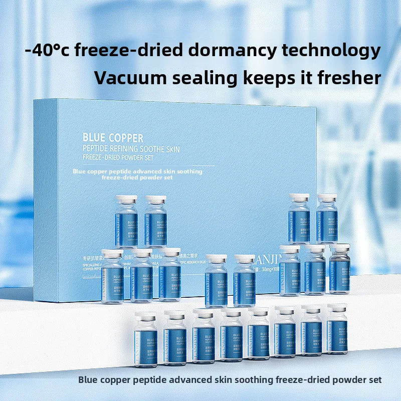 Blue Copper Peptide Face Serum - Anti-Aging & Skin Repair