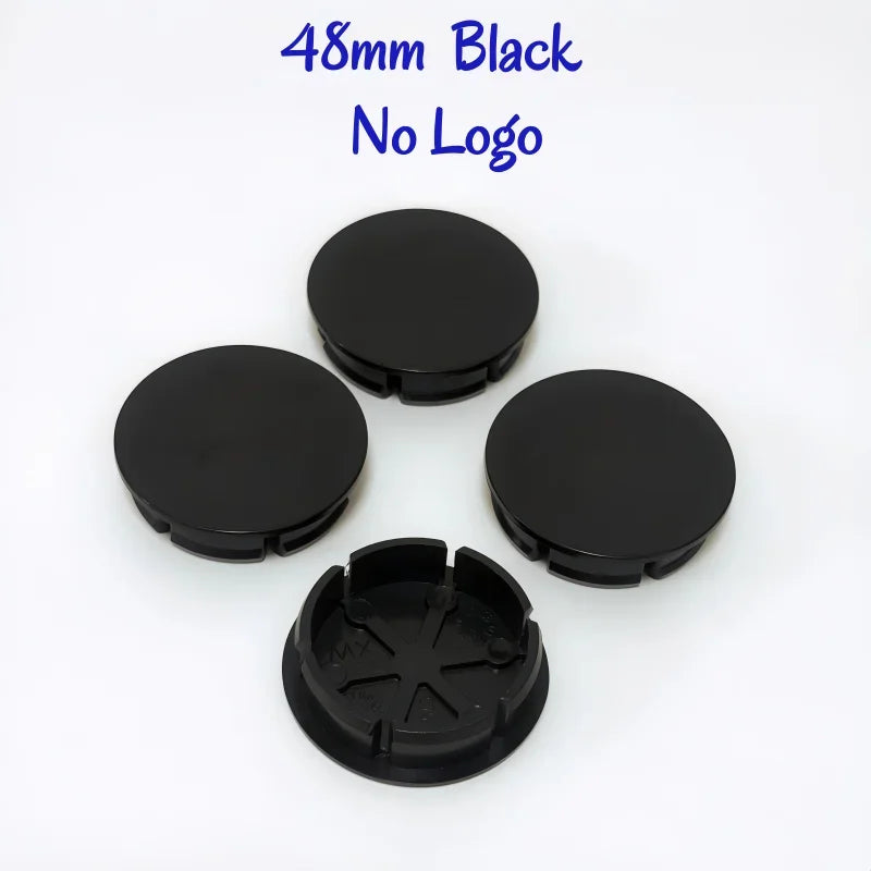 4 Pack Universal No-Logo Wheel Hub Caps for Car Rims - image 13
