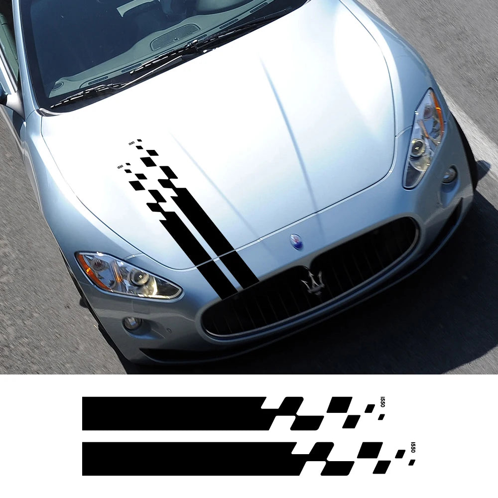 Custom Vinyl Car Hood Engine Stickers for BMW Audi Mercedes Toyota - image 2