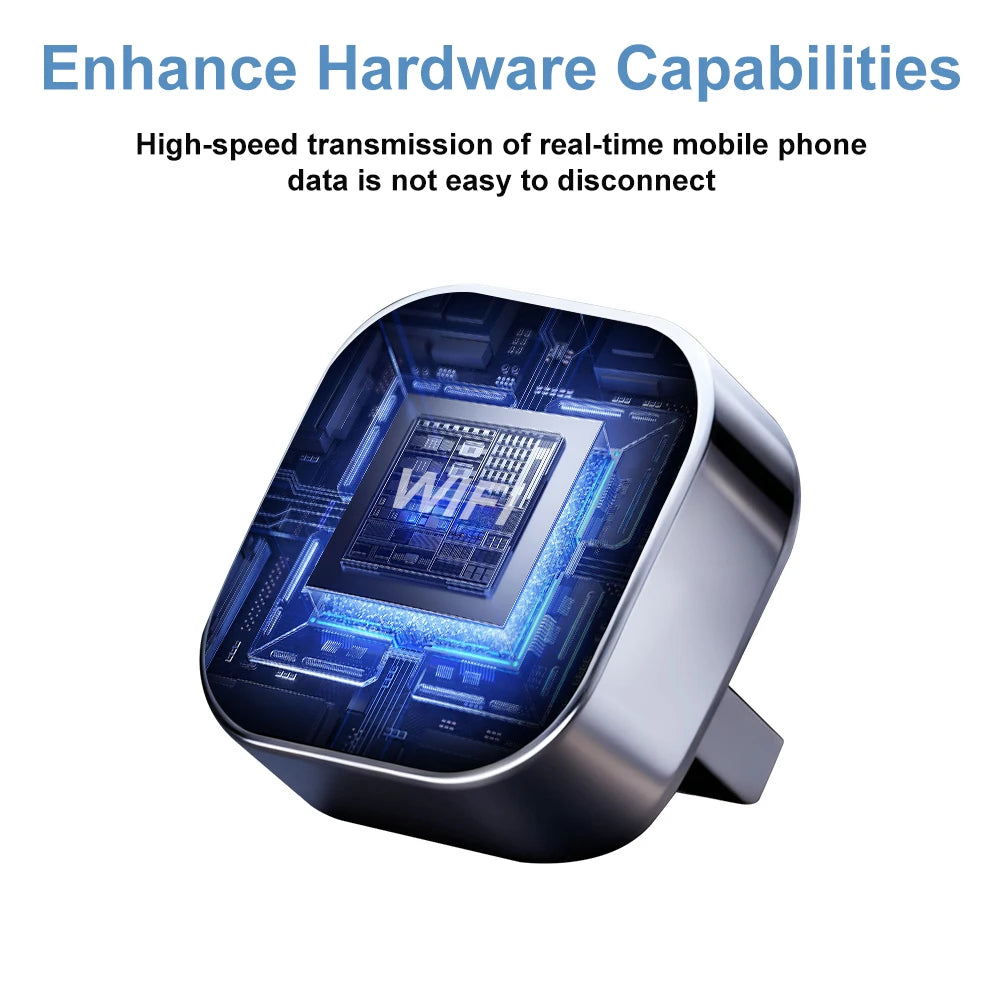 Wired to Wireless CarPlay and Android Auto Adapter, 4 Models