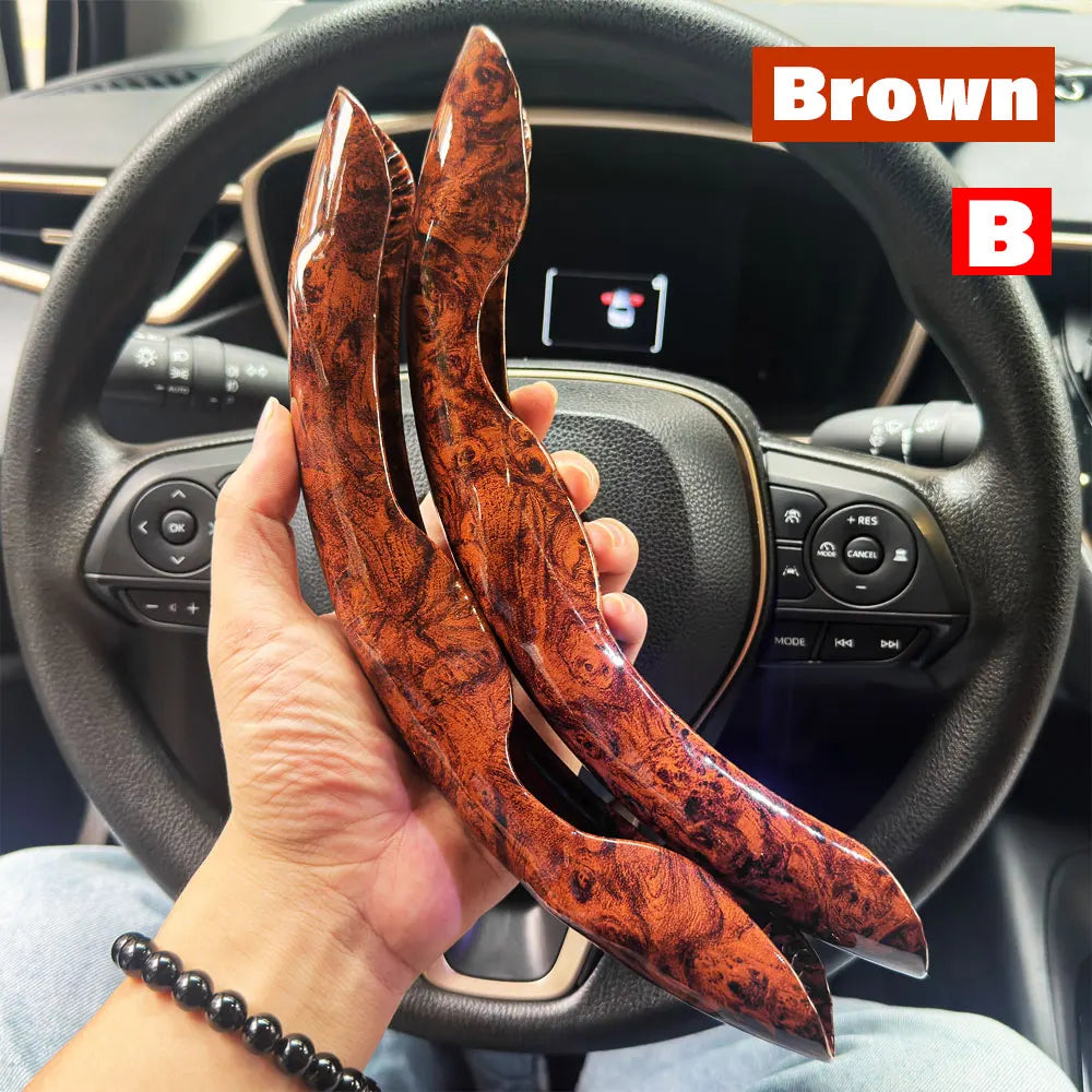 Non-Slip Steering Wheel Grip Covers, 2 pcs