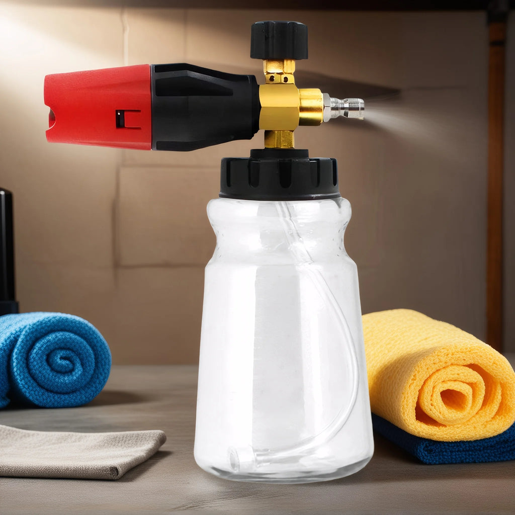 Car wash foam cannon 33.8oz with 60 degree wide angle snow foam spray