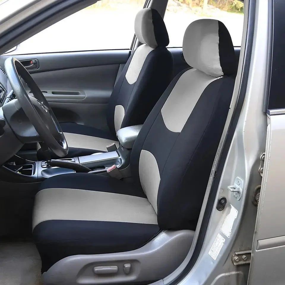 Universal Polyester Car Seat Cover Set, 4 or 9 Pieces