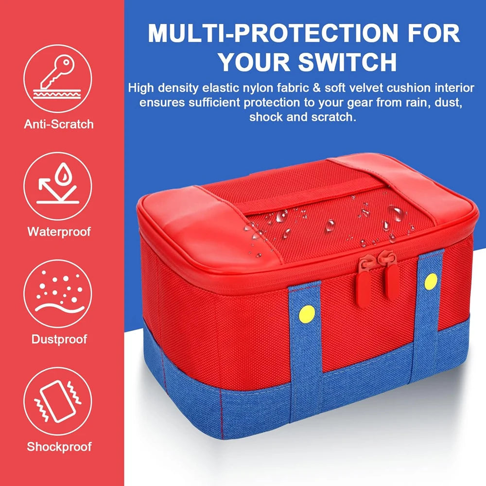Large Protective Carrying Case for Nintendo Switch OLED Travel Bag - image 3
