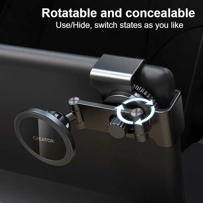 Screen Rail Magnetic Phone Holder for Tesla Model 3, Y, S and X