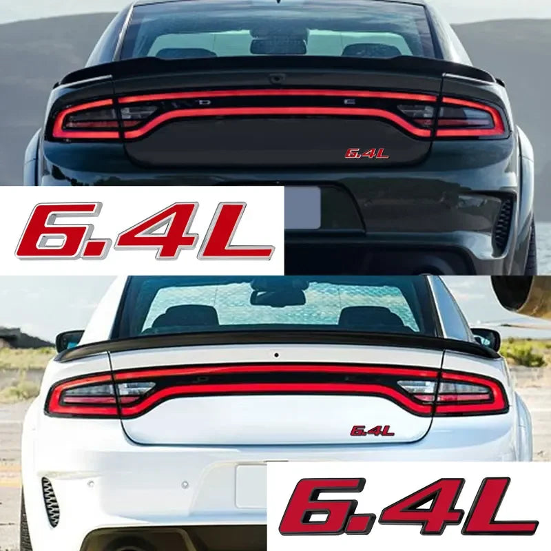 3D Metal Engine Size Car Sticker for Dodge, Jeep, Ford and Toyota