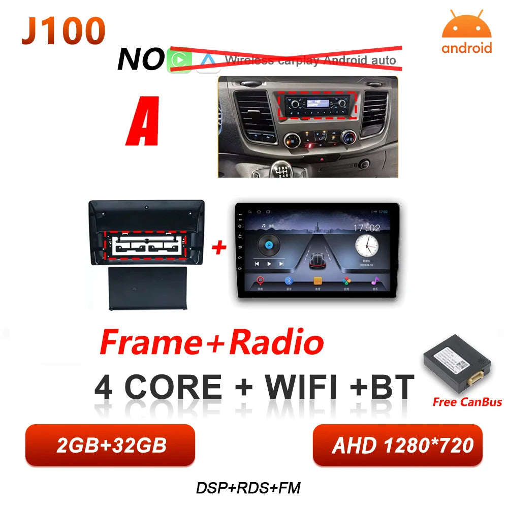 Android 16 Car Radio for Ford Transit Custom & V363 - Wireless CarPlay - image 28