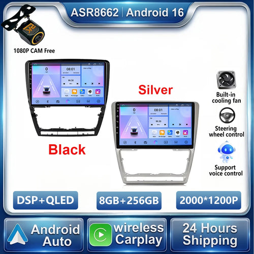 10-Inch Android Car Stereo for Skoda Octavia 2004-2013