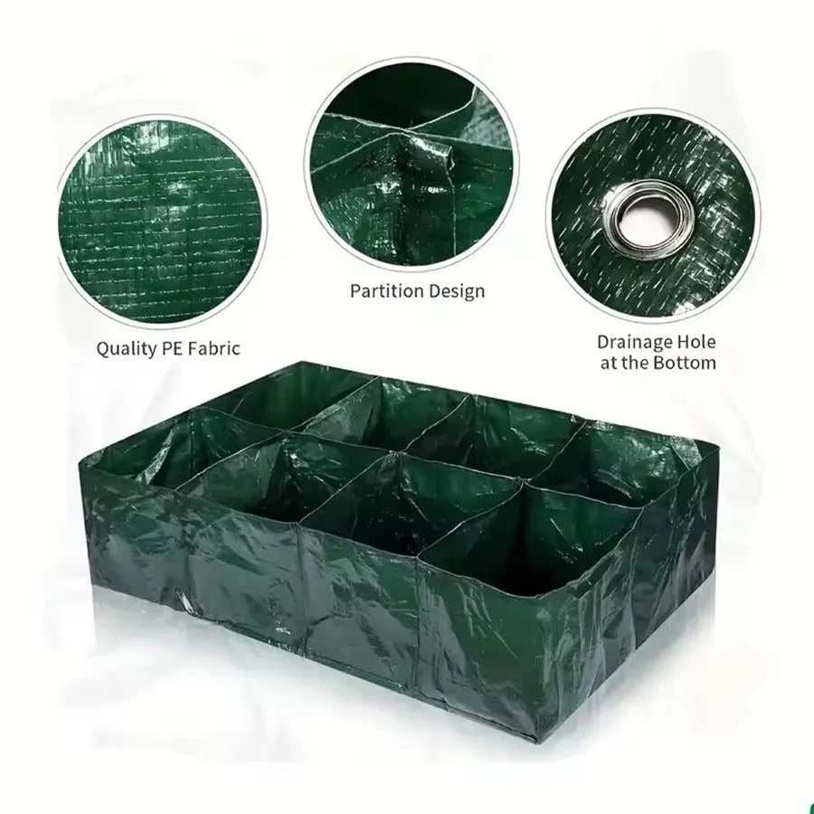 4/6/8-Grid Garden Grow Bag Planter