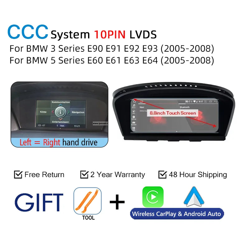Android 14 Wireless CarPlay for BMW 3 & 5 Series - image 10