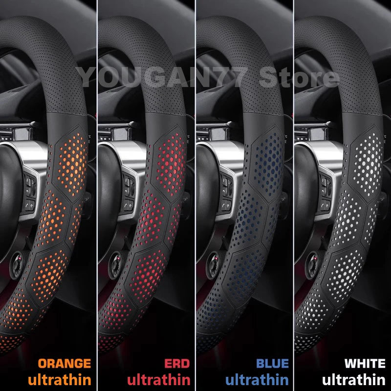 Faux Leather Steering Wheel Cover for RAM 1500 2500 TRX - image 3