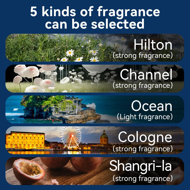 Battery Powered Car Aroma Diffuser with Auto Shut-Off