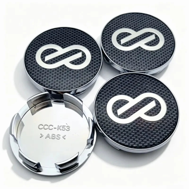 JDM ENKEI Racing Wheel Center Caps, 53mm 4-Pack - image 12