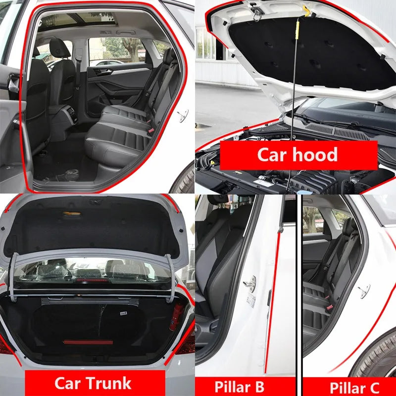 Universal 500cm Car Door Weatherproof Seal Strip - image 6