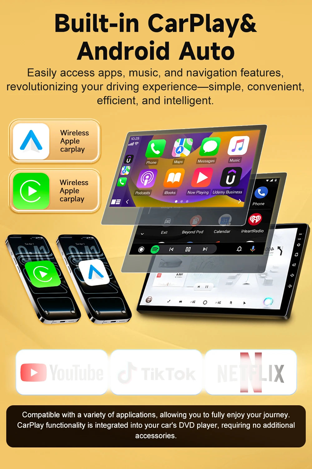 10-Inch Touchscreen Radio for Nissan Qashqai - CarPlay & Android Auto - image 24
