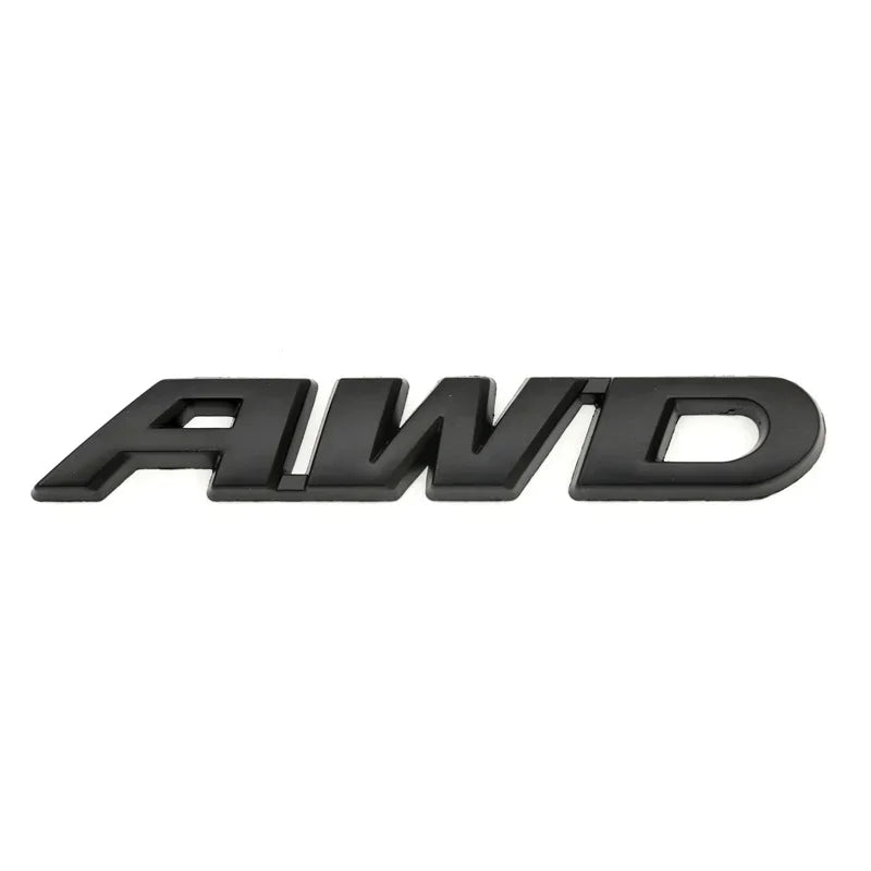 3D Metal AWD Letter Trunk and Fender Emblem Badge Sticker - view 9