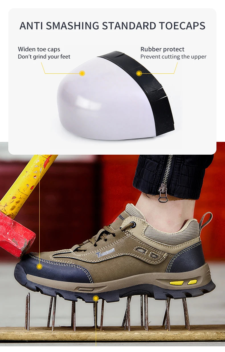 Men's Puncture-Resistant Safety Work Boots - image 12