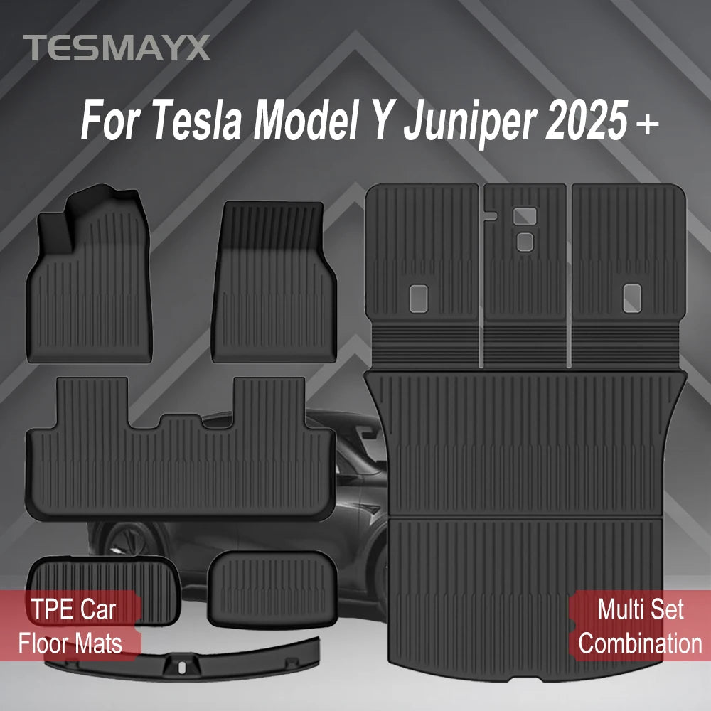 Tesla Model Y Juniper 2025-2026 TPE Floor Mats & Cargo Liner