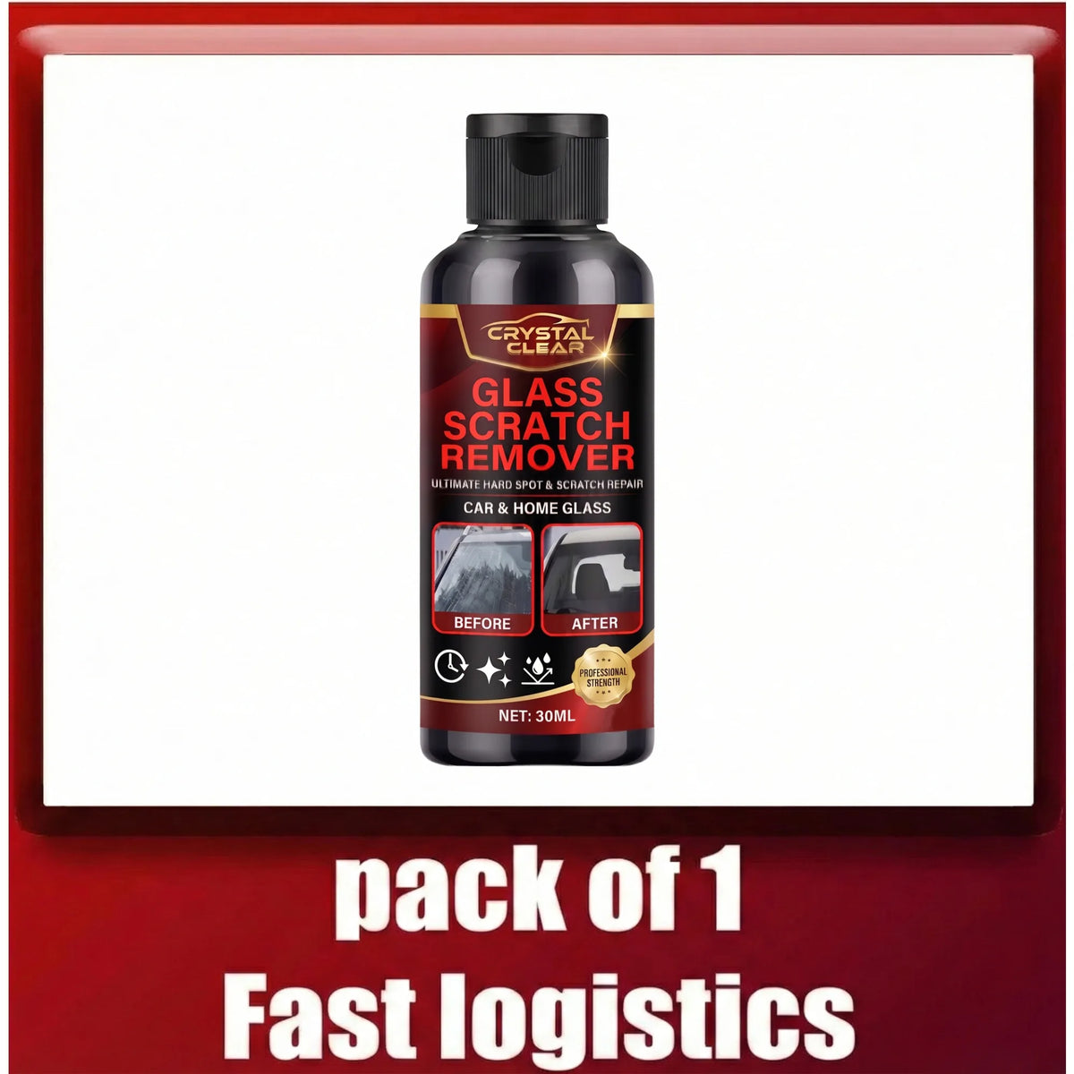 Scratch Repair Wax for Car Dashboard Screens, Glass and Acrylic